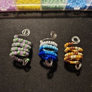 Dreadlock Jewelry Handmade Multicolor Beaded Hair Sticks Loc Charms Hair Coils